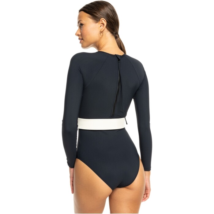 2024 Roxy Frauen Active Einteiliger Surfsuit ERJWR03800 - Anthracite